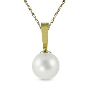Imperial Pearls by Josh Bazar Imperial Pearls 14K Yellow Gold 7 7.5mm