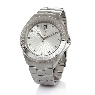 Timepieces by Randy Jackson Large Signature Logo Bracelet Watch