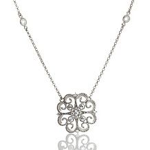 xavier 1 32ct absolute scroll design drop necklace $ 39 95 $ 69 95