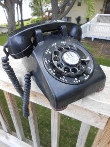  Black Rotary Business Telephone Western Electric G3 Desk Phone