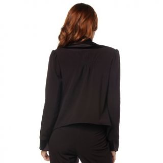 IMAN Global Chic The Must Have Elegant Style Drape Jacket