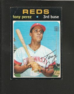  1971 Topps 580 Tony Perez EX