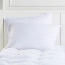concierge feather pillows with pillow protectors set d