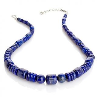 Jay King Lapis Beaded Sterling Silver 19 Necklace