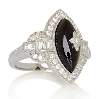 Jewelry Rings Cocktail Xavier .75ct Absolute™ and Marquise Onyx