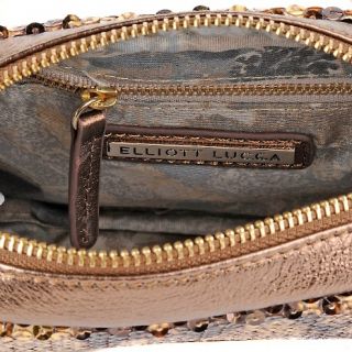 Elliott Lucca Woven Leather or Sequin Crossbody Bag