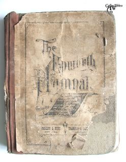 The Epworth Hymnal Hard Cover Music Book New York 1885