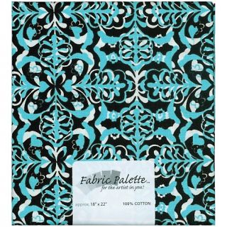 Fabric Palette 1/4 Yard 100% Cotton Fabric   Black Pattern