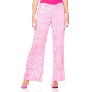 Fashion Pants Trousers twiggy LONDON Washed Out Striped Pull On