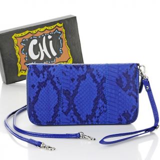 144 037 chi by falchi chi by falchi snakeskin wallet with strap rating