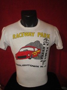 Vintage Raceway Park Englishtown NJ N J T Shirt Large