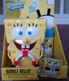 Nickelodeon Spongebob Electronic Bubble Maker Belle New