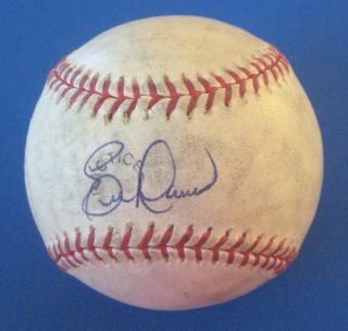 Eric Davis Game Used Signed Autographed Reds Baseball