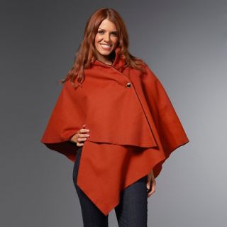 IMAN Global Chic Reversible Colorblock Couture Cape