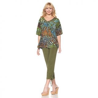 Outfit Sets CSC® studio Printed Tunic and Cropped Pants 2 piece