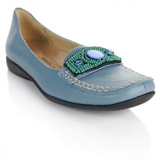 103 085 bellini bellini leather moccasin with beaded detail rating 17