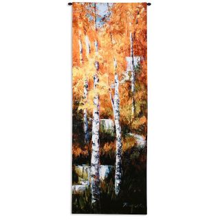  & Wall Décor Tapestries PCI Autumn Birch Falls 100% Cotton Tapestry