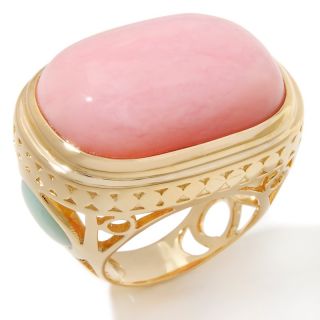 Rarities Fine Jewelry with Carol Brodie Pink and Green Opal Vermeil