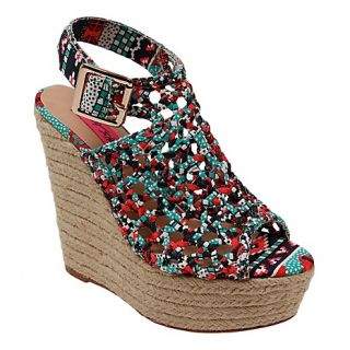 Betsey Johnson Beckeyy Braided Wedge