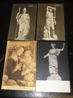 Europe Lot of 80 Postcards Italy France Russia UK Art Work Sculptures