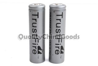 2pcs TrustFire 18650 2500mAh 3 7V Rechargeable Li ion Battery
