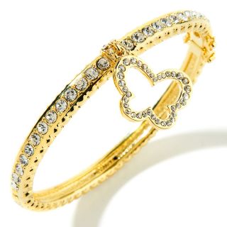  butterfly drop pave hinged bangle bracelet rating 29 $ 44 95 s h