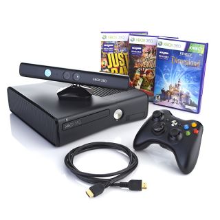 226 105 xbox 360 kinect 4gb just dance disney game system bundle with