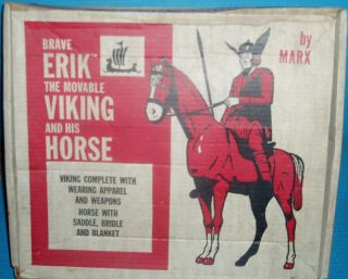  Viking Mail Order Set in Box Complete Erik The Viking and Horse