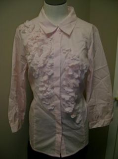 Edition by Erin Fetherston Floral Detail Shirt Pink M