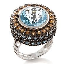 sima k 11 42ct blue topaz and gemstone ring $ 124 94 $ 299 90