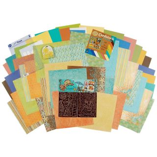 Hot Off the Press Sun Kissed Scrapbook Kit, 12 and 8in