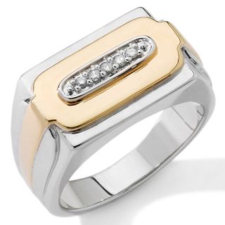 103 005 men s 2 tone diamond accent oval shaped band ring rating be
