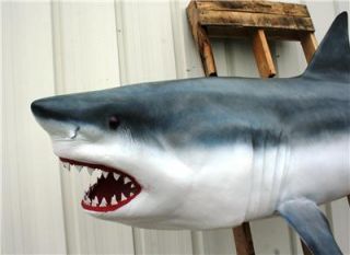 New XXXL Great White Shark Replica Mount 675lb 116 In