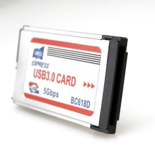 ExpressCard 34mm to USB 3 0 Adapter w External Power Port
