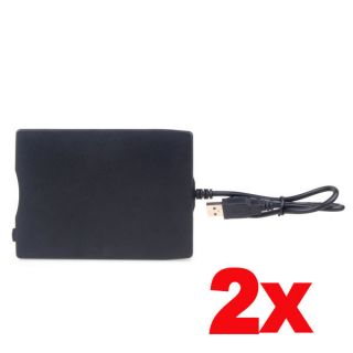 2X USB External Floppy Disk Drive 1 44MB Slim Portable