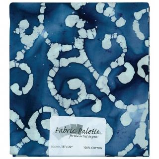  Sewing Fabric Fabric Palette 1/4 Yard 100% Cotton Fabric   Blue Batik