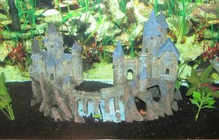 Extra Large Penn Plax 2 Piece Castle XL Aquarium Fish Tank