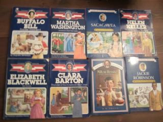 13 Childhood of Famous Americans Book Lot Cofa History Biography Set