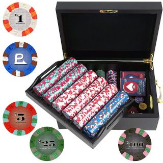 112 2127 500 chip classic poker chips with wooden case rating be the