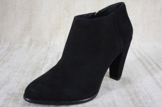 Elizabeth and James Shane Ankle Boots Black Suede Size 10 $295 New