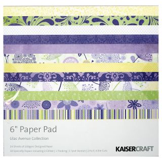 110 2483 kaisercraft kaisercraft lilac avenue 6 x 6 paper pad rating