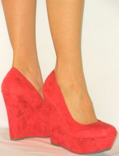Sexy Closed Toe Shoes Comfy High Heel Platform Covered Wedge Pumps