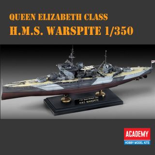 New Queen Elizabeth Class H M s Warspite 1 350 Academy Model Kit 14105