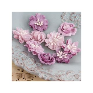 111 6774 fabric flowers 9 pack lilac rating be the first to write a