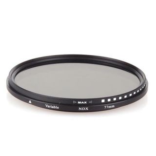 Fader ND Filter Adjustable Variable ND2 to ND400 77mm