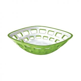 108 8817 guzzini guzzini vintage two toned bread basket in green