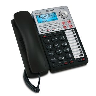 109 5201 at t 2 line corded phone system with digital answering