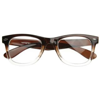 Two Tone Classic Clear Lens Wayfer Glasses RXAble Frame