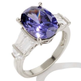 112 217 absolute 5 1ct absolute tanzanite color oval and baguette