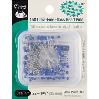 110 6186 dritz dritz ultra fine glass head pins 150 pack rating 2 $ 7